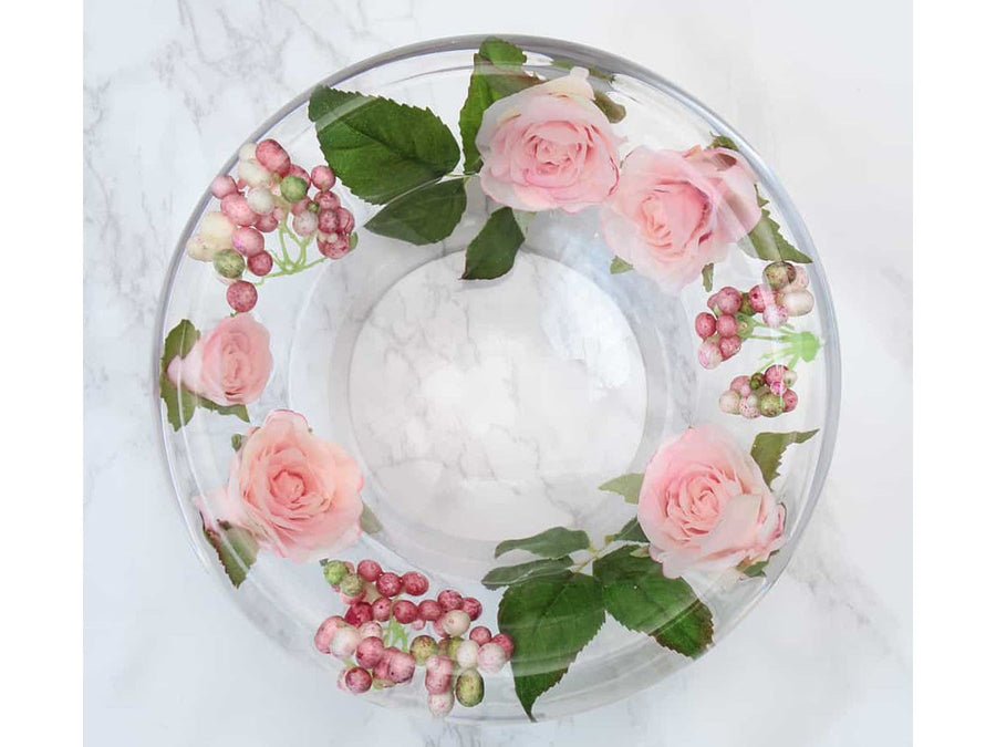 FLOWER BOWL PRIMA ROSE