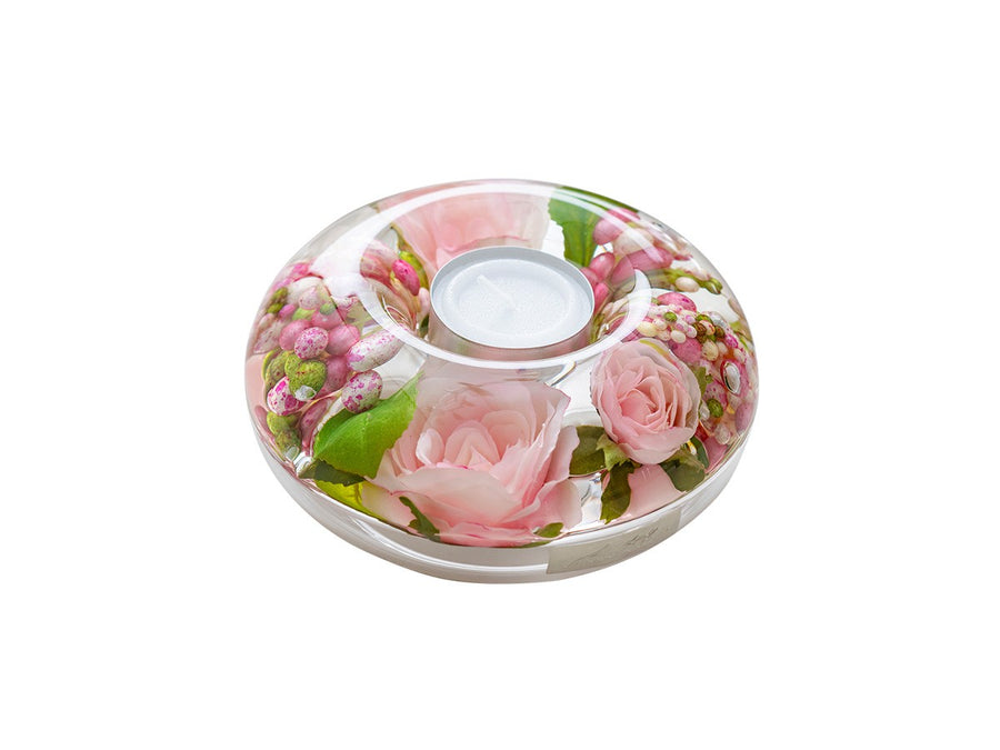 CANDLE HOLDER PRIMA ROSE