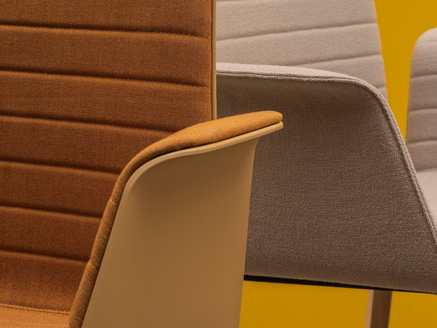 Flex Armchair Fully Upholstered Shell