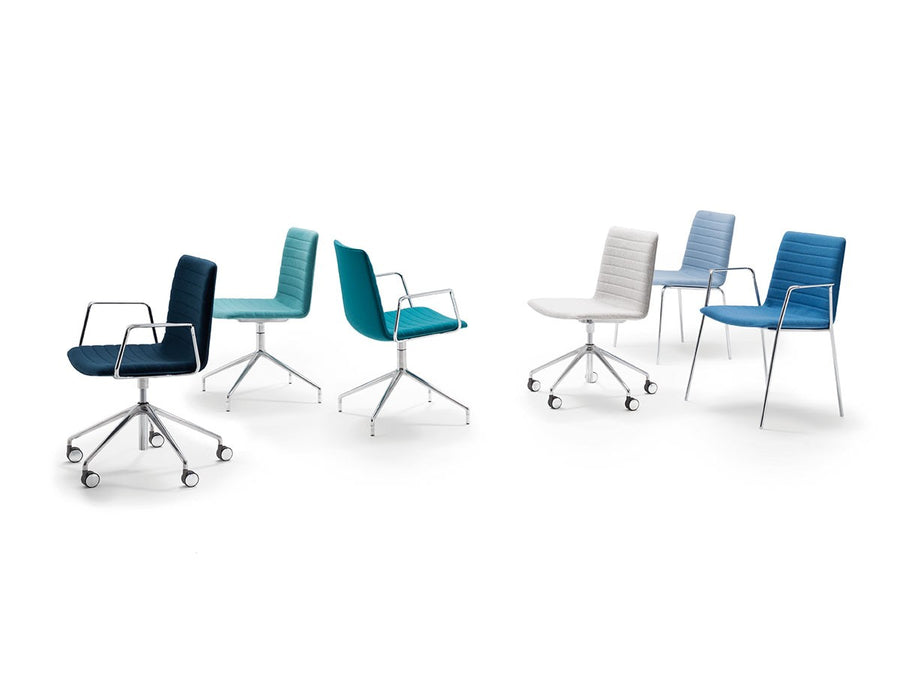 Flex Corporate Stackable Chair Fully Upholstered Shell