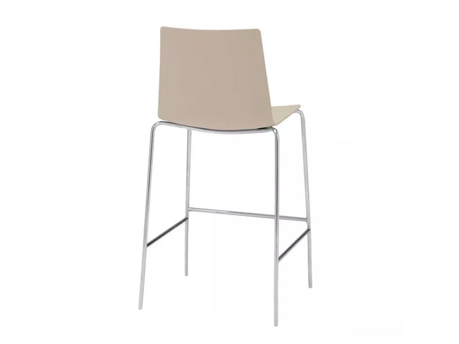 Flex High Back Barstool Thermo-polymer Shell