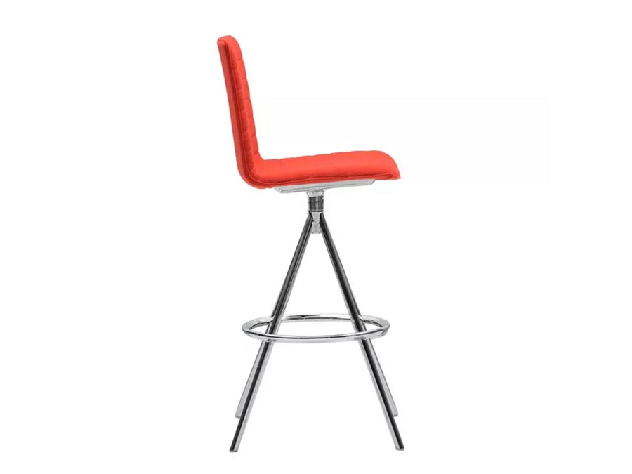 Flex High Back Barstool Fully Upholstered Shell