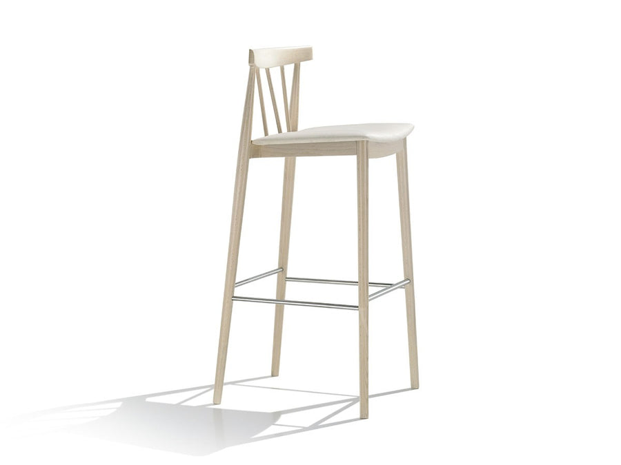 Smile Barstool with Upholstered Seat