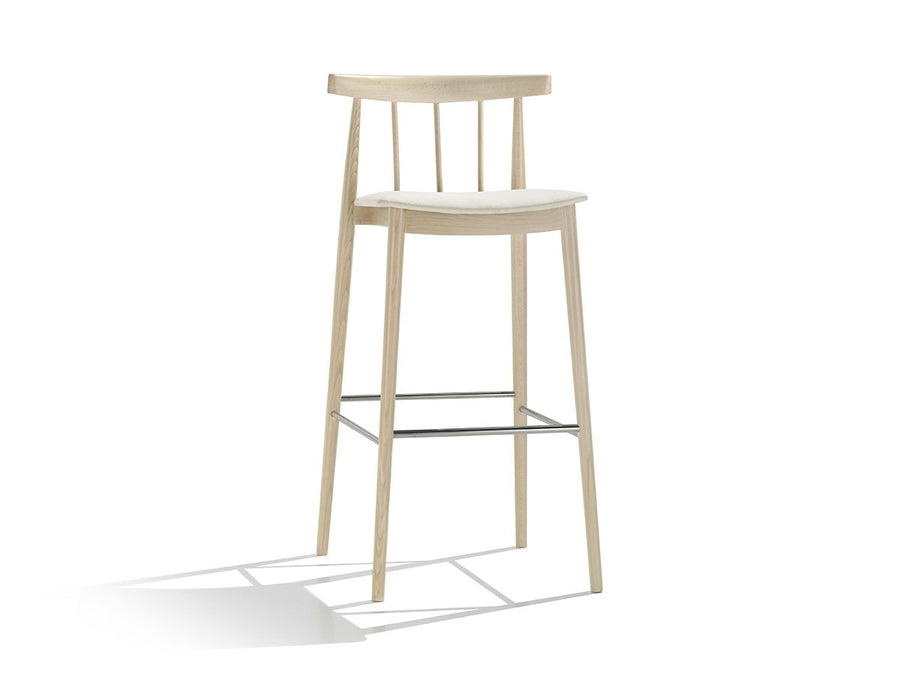 Smile Barstool with Upholstered Seat