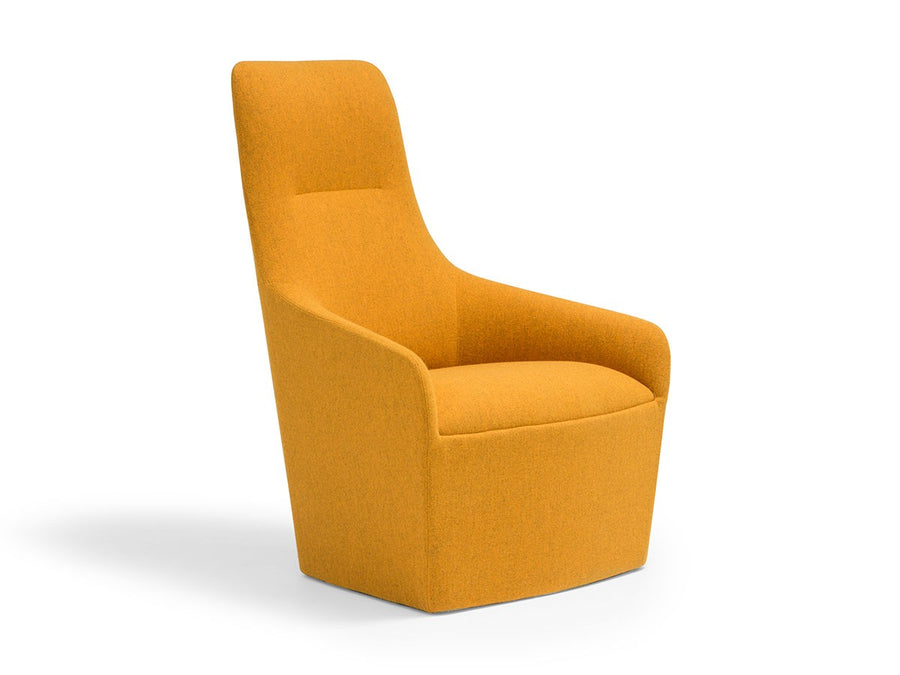 Alya High Back Lounge Chair Fully Upholstered