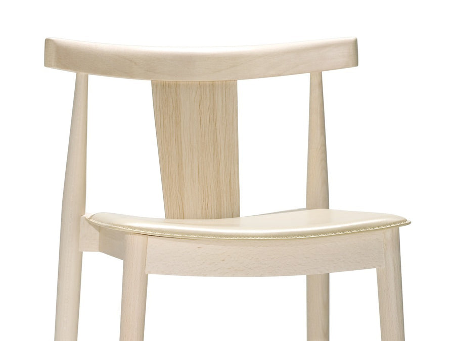 Smile Backless Barstool with Upholstered Seat