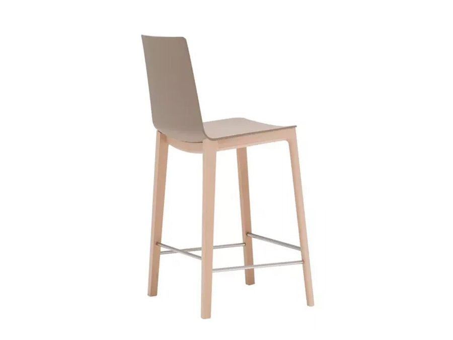 Flex High Back Counter Stool Thermo-polymer Shell