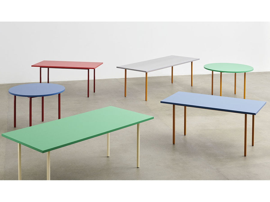 TWO-COLOUR TABLE 105cm