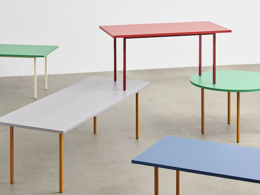 TWO-COLOUR TABLE 105cm