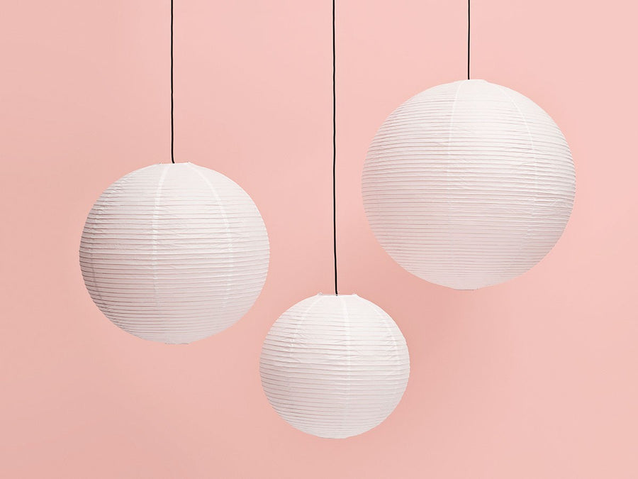 RICE PAPER SHADE + CORD SET PENDANT