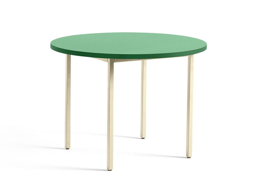 TWO-COLOUR TABLE 105cm