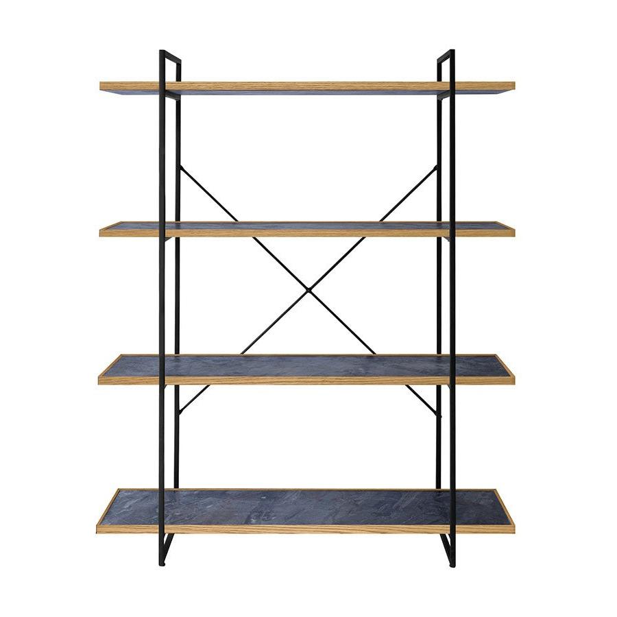 POL open shelf 4 rack mat black [幅120×奥行40×高さ148.5cm]