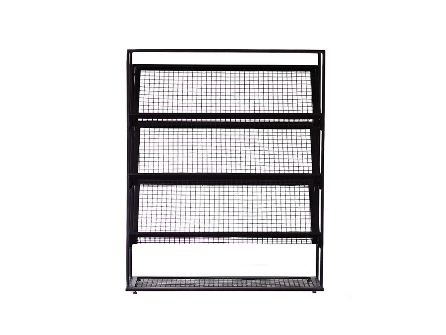 IRON DISPLAY MAGAZINE RACK