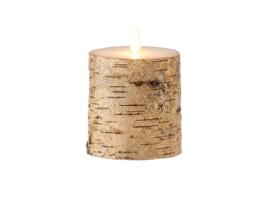 BIRCH PILLAR LED CANDLE