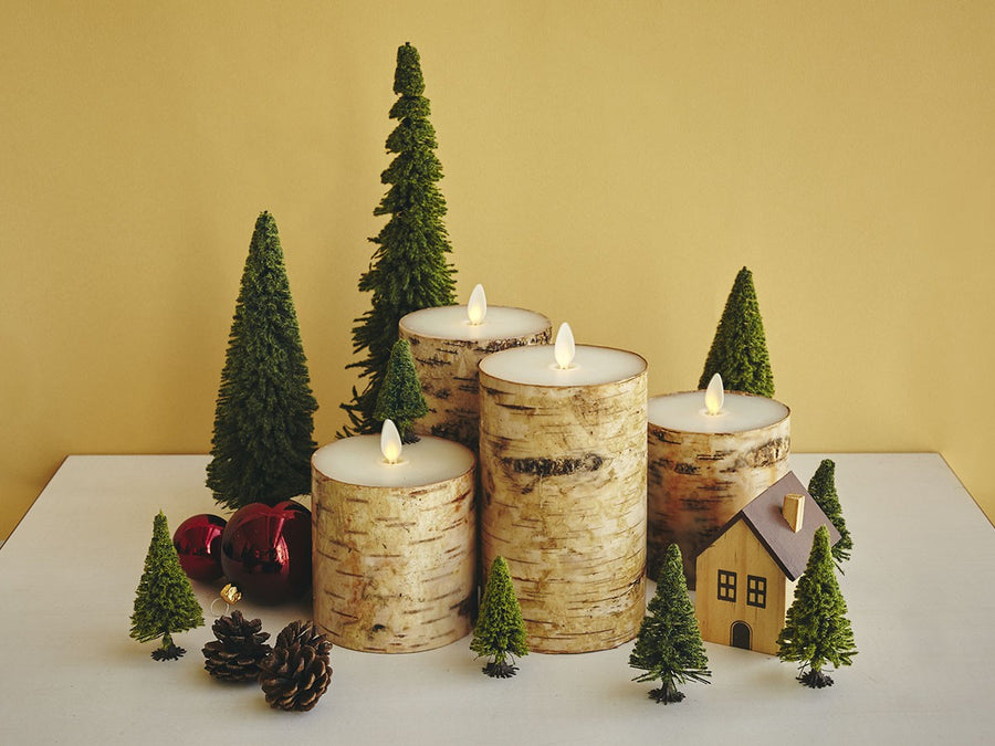 BIRCH PILLAR LED CANDLE