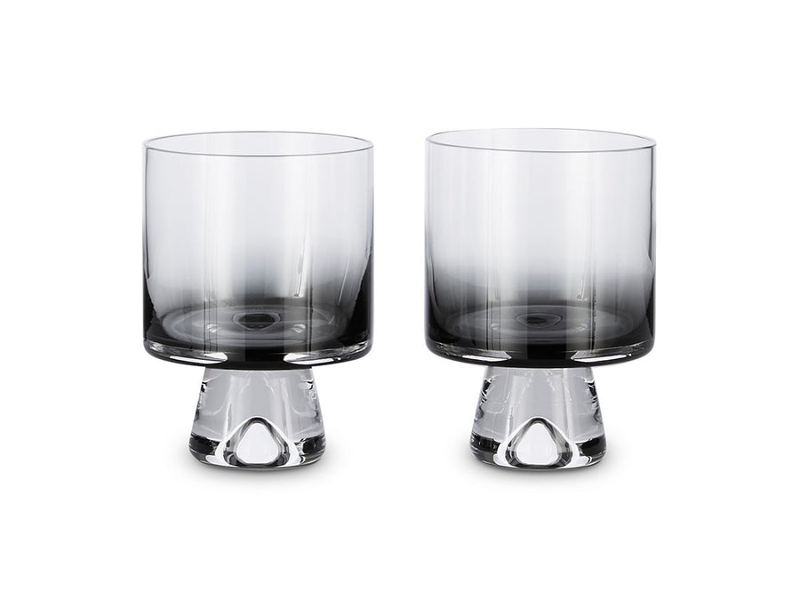 Tank Low Ball Glass 2P Black