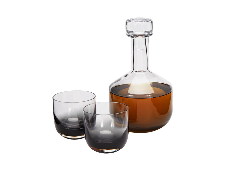 Tank Whisky Glass 2P Black