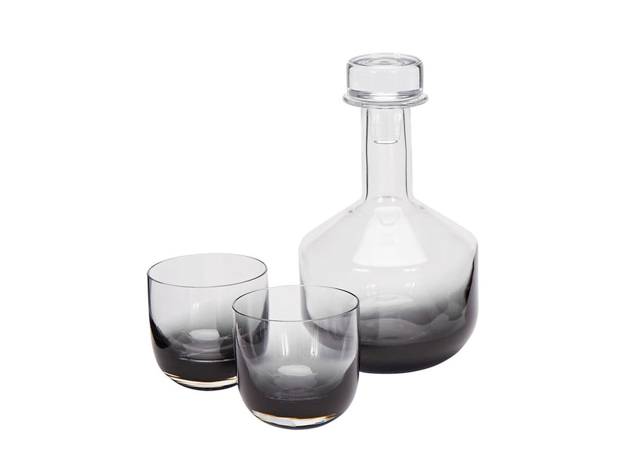 Tank Whisky Glass 2P Black