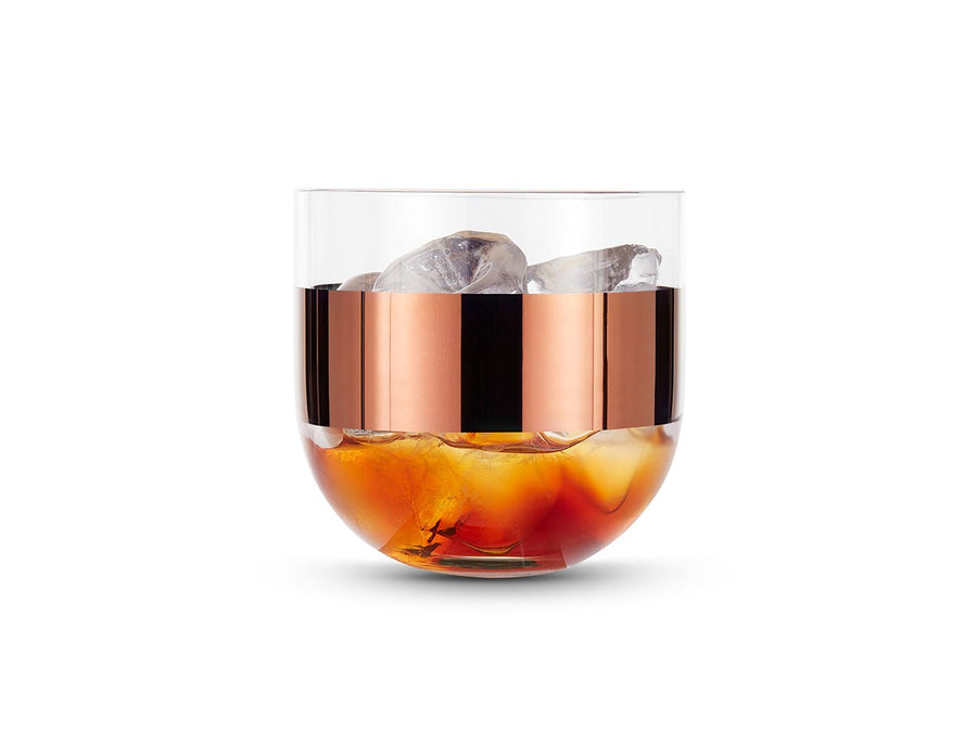 Tank Whisky Glass 2P Copper