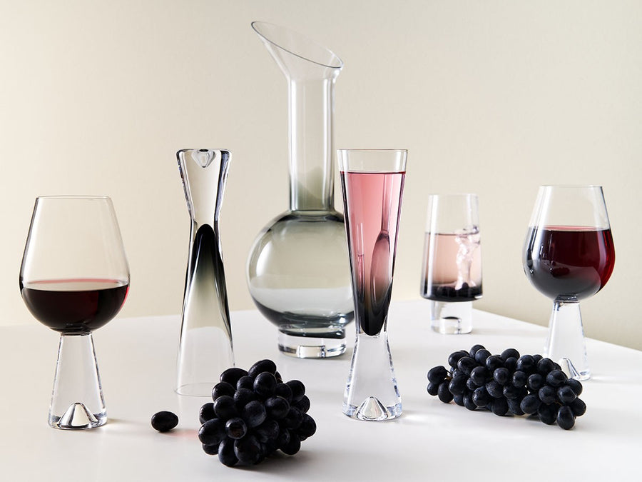 Tank Wine Glass 2P Black