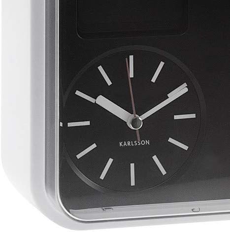 Mini Flip Black Dial Casing Wall Clock 時計