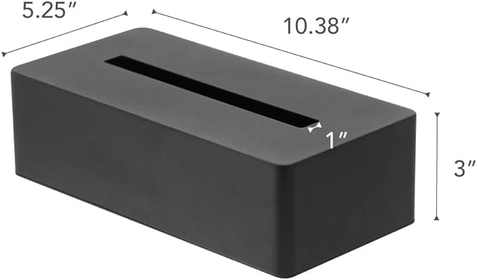 tower ティッシュケース ブラック W26.5