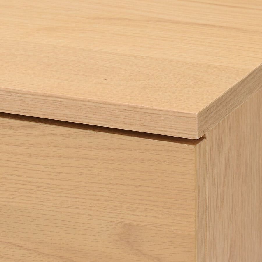 無印良品（MUJI）木製チェスト4段 オーク材突板 – N203