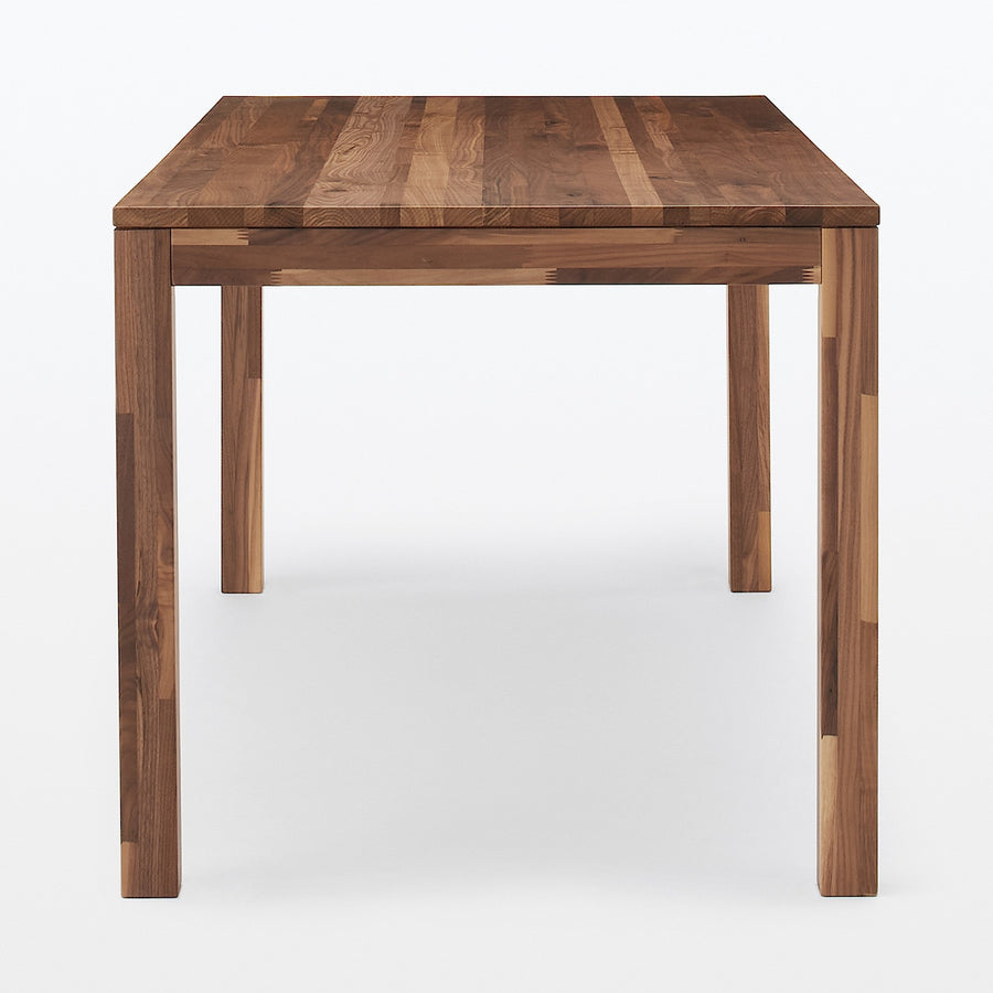 木製テーブル ウォールナット材 引出付 節あり 幅１８０ｃｍ