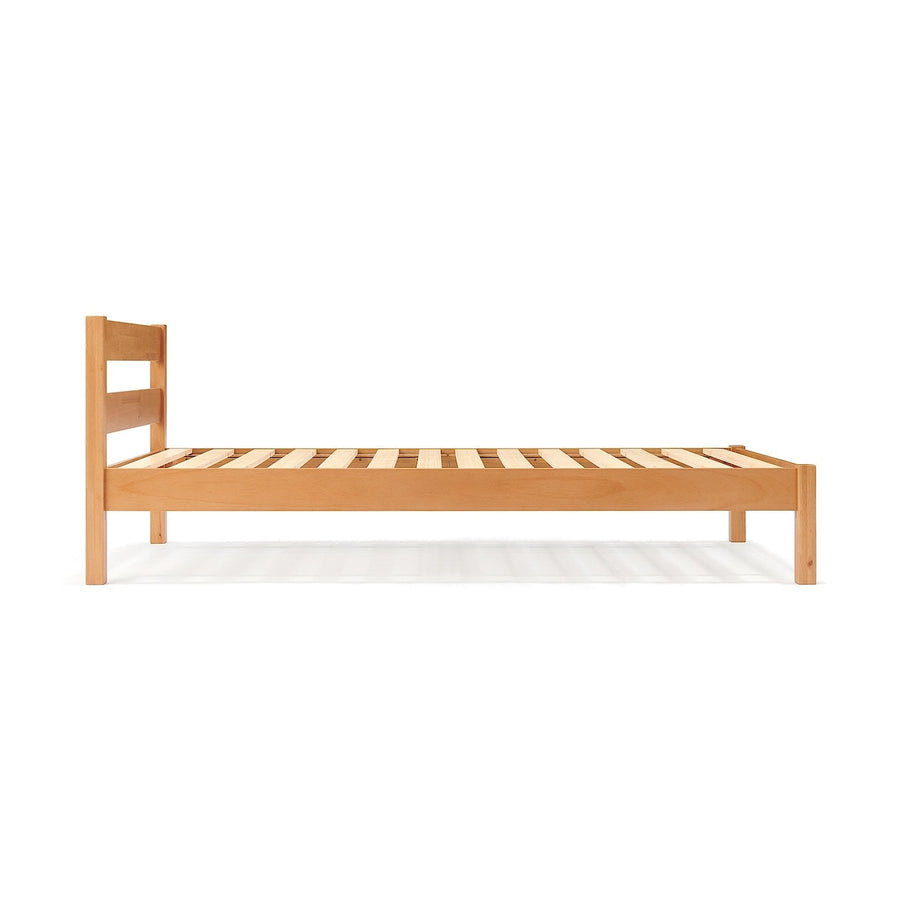 木製ベッド ラバーウッド材突板 [SD]