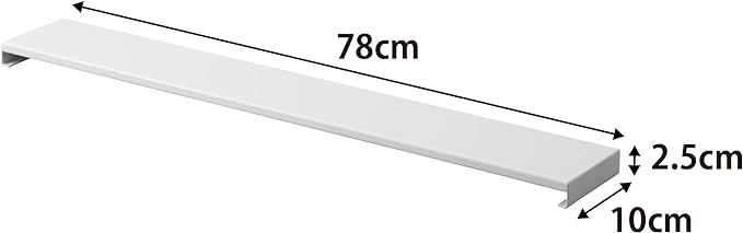 PLATE 排気口カバー フラットタイプ Ｗ75 ホワイト 薄型 油はねガード お手入れ簡単