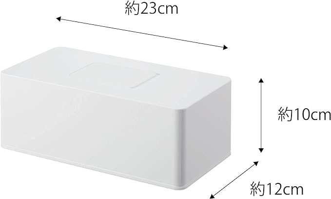 tower 住居用 ウェットクリーナーシート&おしり拭きケース ホワイト 詰め替えケース シリコン蓋