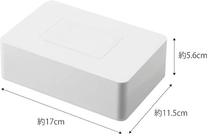 tower ウェットシートホルダー ホワイト 片手で開けやすい シリコン蓋