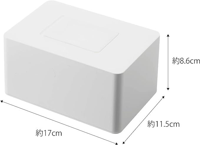 tower ウェットシートホルダー ハイタイプ ホワイト 片手で開けやすい シリコン蓋