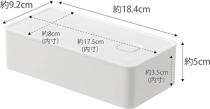 tower バルブ付き 密閉 ランチボックス ワイド ホワイト お弁当箱 500ml 食洗器・電子レンジ 対応