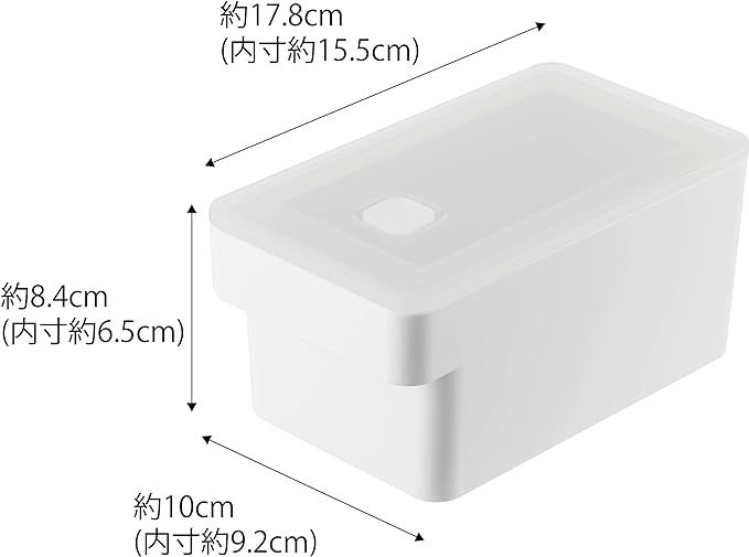 tower ハンドル付き 密閉 フードコンテナ ホワイト バブル付き