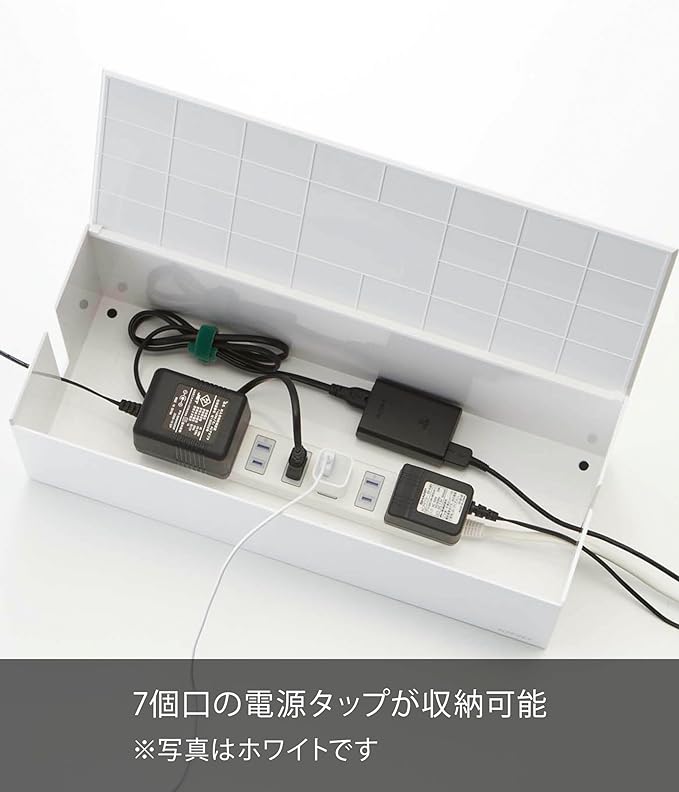 ケーブルボックス ウェブ L ブラウン 電源タップ ケーブル 収納