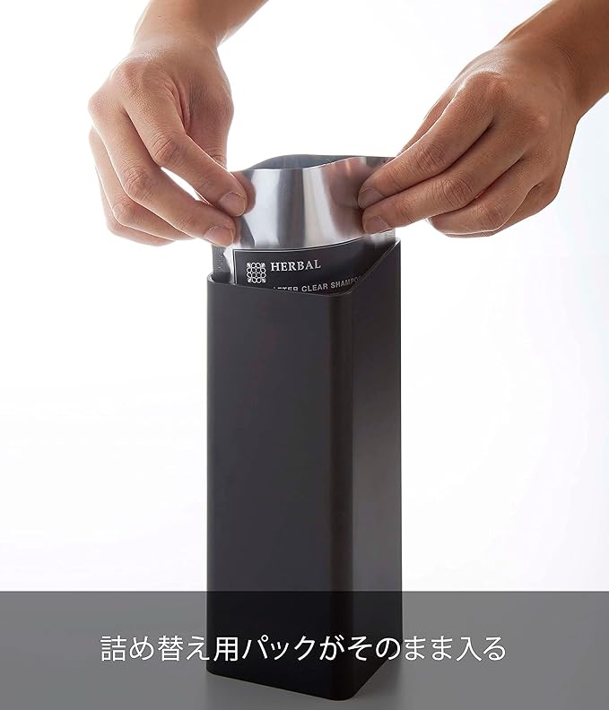 tower マグネット ツーウェイ ディスペンサー 泡タイプ ブラック 泡タイプ洗剤 専用 お手入れ簡単