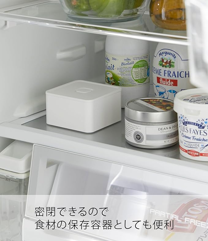 tower バルブ付き 密閉 ランチボックス スクエア ホワイト お弁当箱 250ml 食洗器・電子レンジ 対応