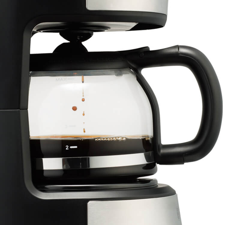 コーヒーメーカー ５カップ パーマネントフィルター 生活家電 デザイン家電 タイマー機能付き オートオフ機能付き コード付き 保温機能 延長機能