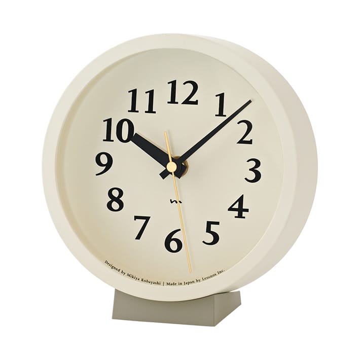 m clock 置き時計 [幅15×奥行6.2×高さ16.1cm]