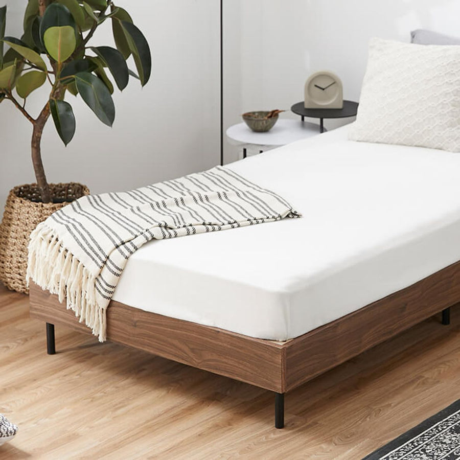 ベッドフレーム 単品orマットレスセット すのこベッド 木製ベッド スチール脚