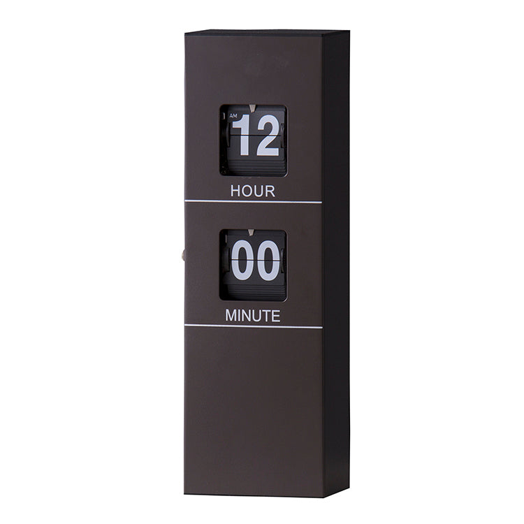 フリップクロック 選べる2タイプ 置き時計 掛け時計 [幅36×奥行8.5×高さ14cm]