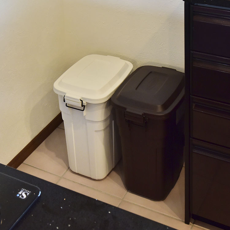 ゴミ箱 ダストボックス フタ付き 大容量 ポリプロピレン キッチン 2