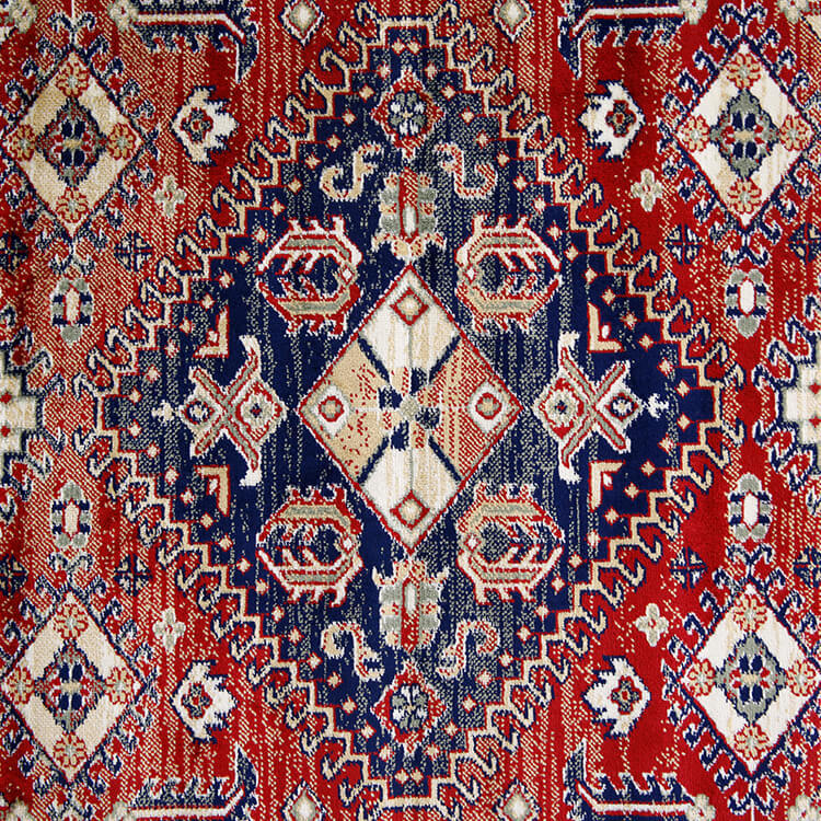 Lサイズ 長方形ラグ ウィルトン織 ベルギー産 ペルシャ絨毯風 2